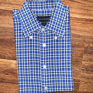 Scott Barber - Men’s Dress Shirt- M - Like New (freshly dry cleaned & folded)